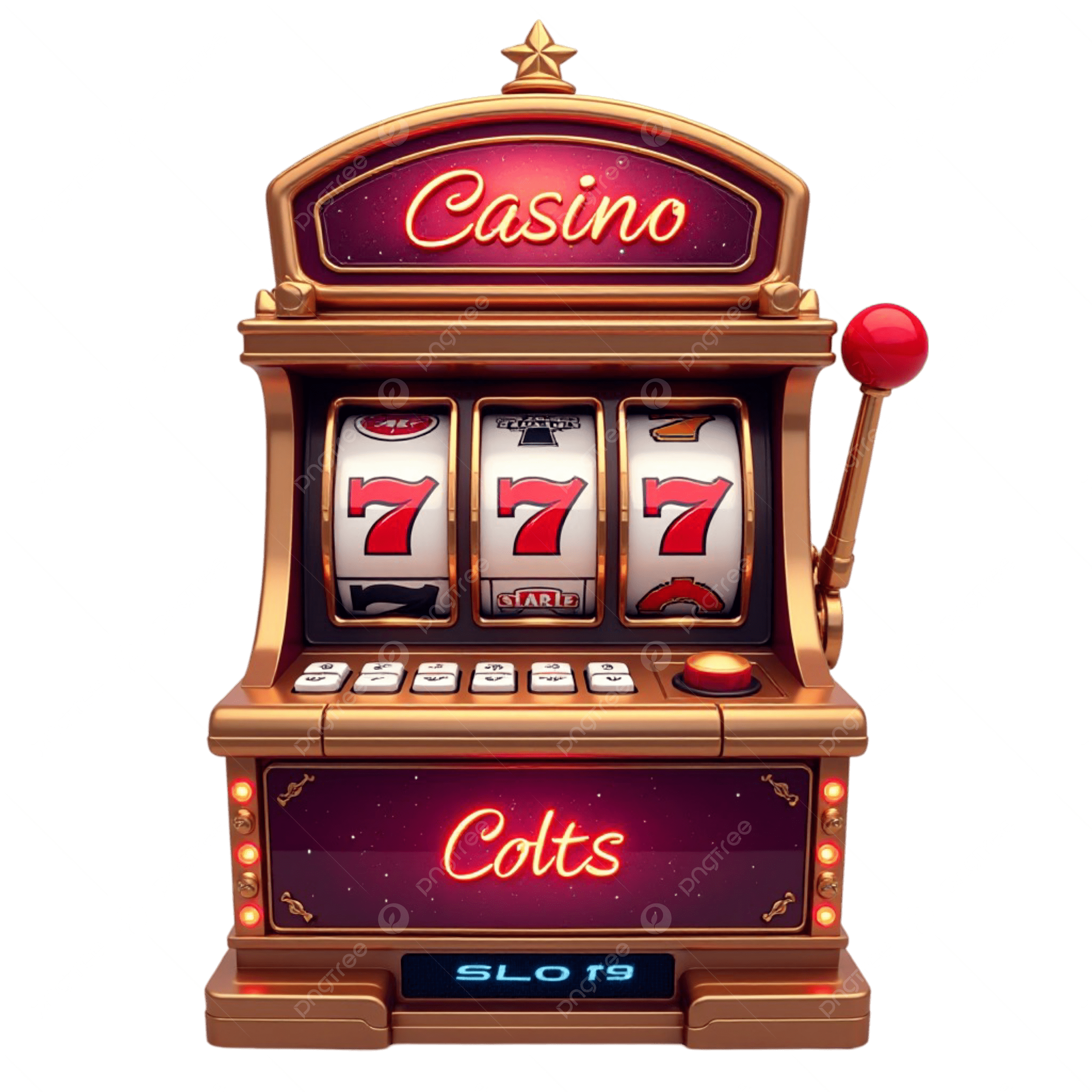 online slot machine big win illustration